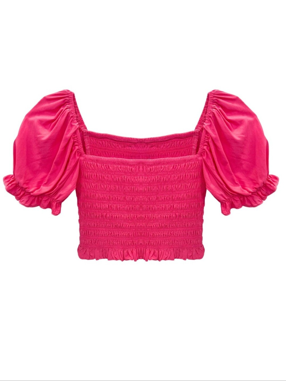 NWT Katie J NYC Marlee Puff Sleeve Smock Top- LARGE